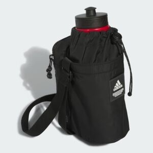 Adidas Crossbody Water Bottle Carrier Hydration 2 Black $30 NWT